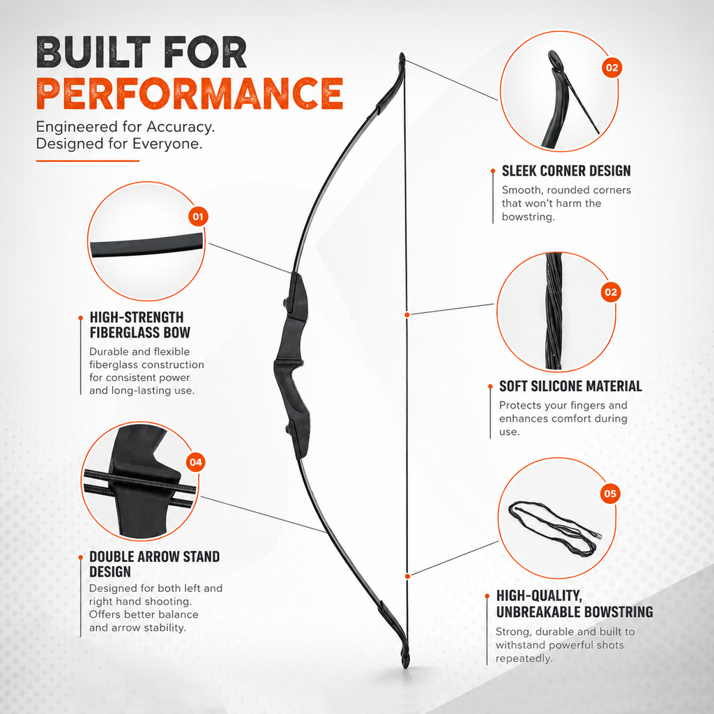 40LB Recurve Bow Archery Set