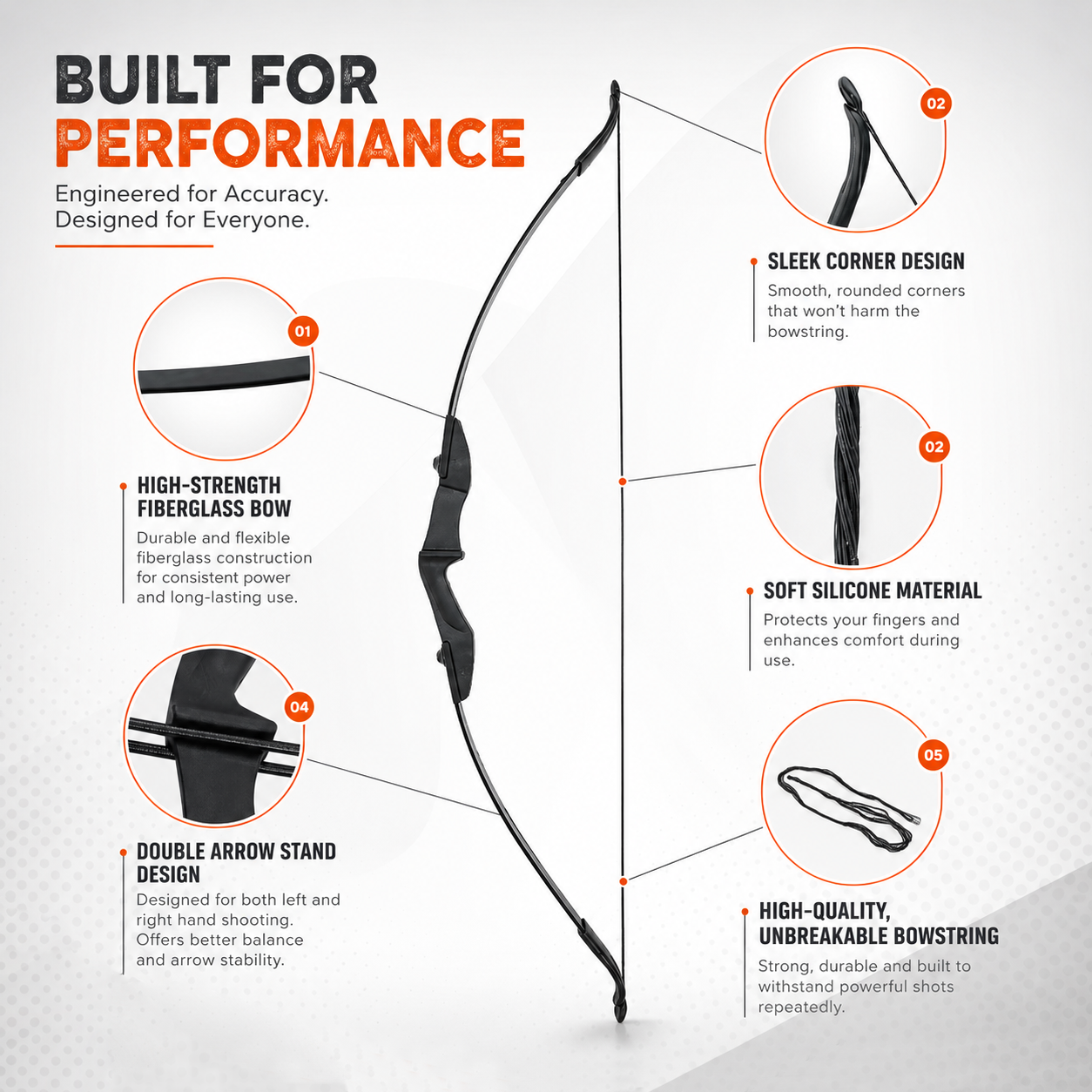 40LB Recurve Bow Archery Set