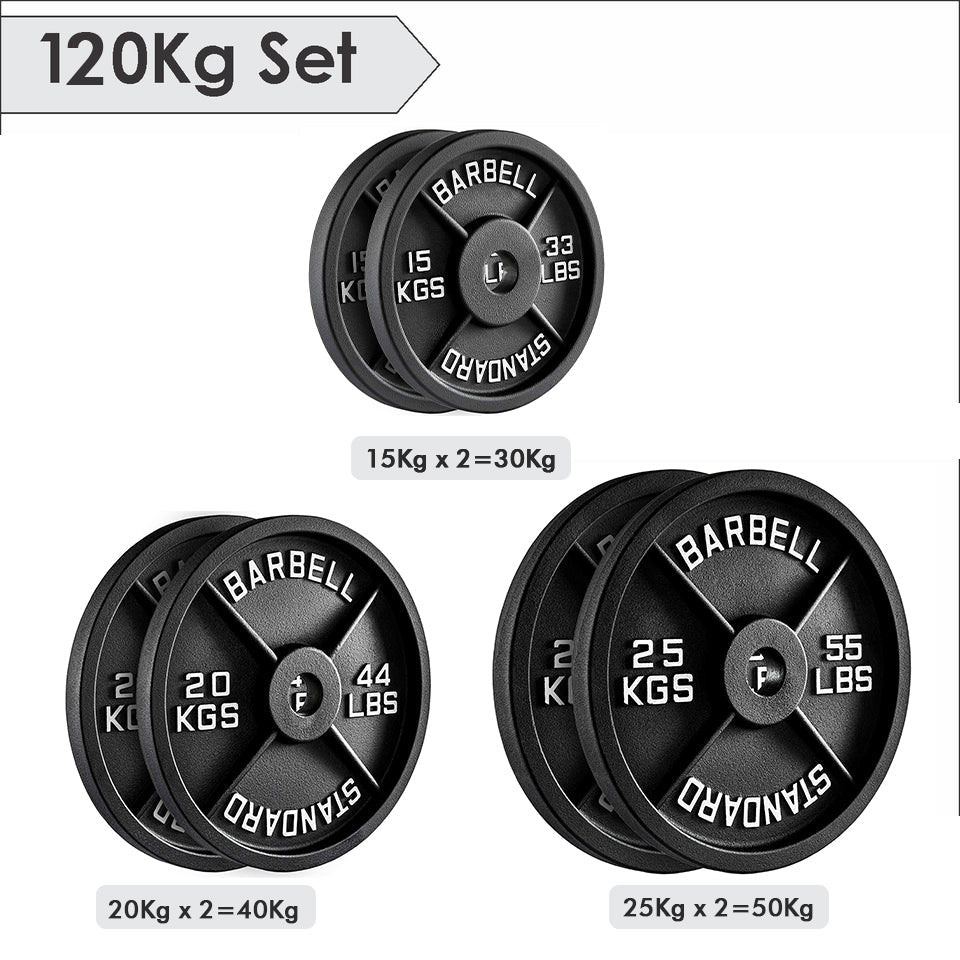 Olympic Cast Iron Weight Plates – 2"