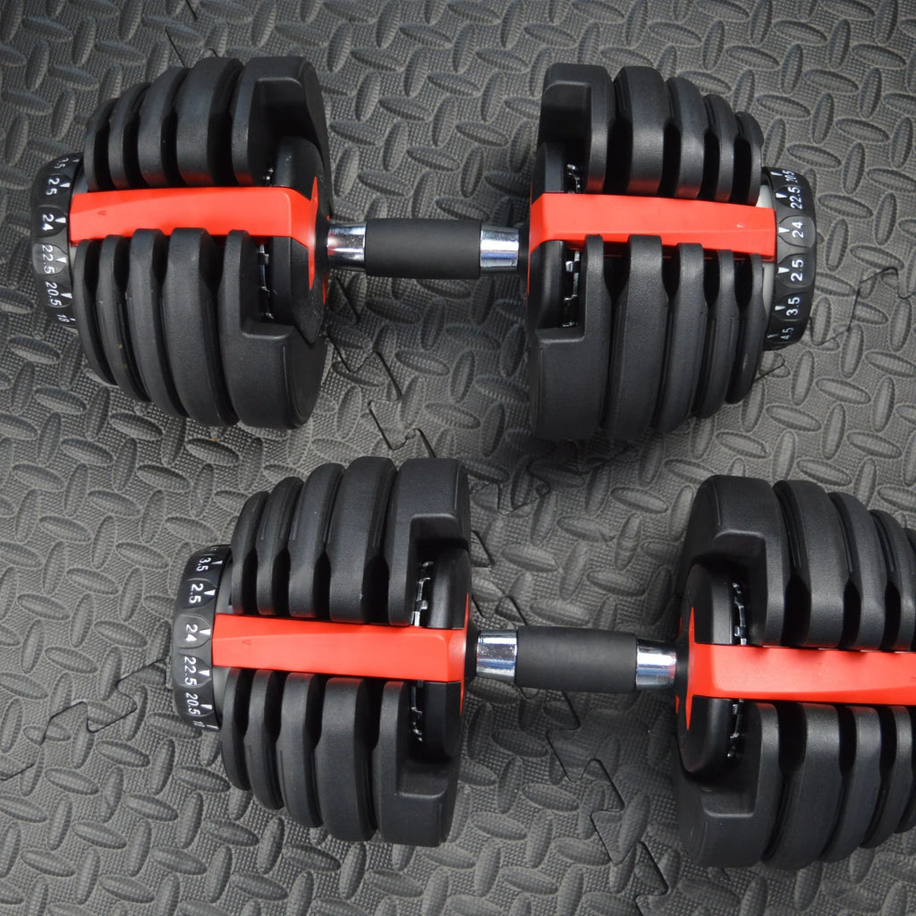 24kg Adjustable Dumbbells