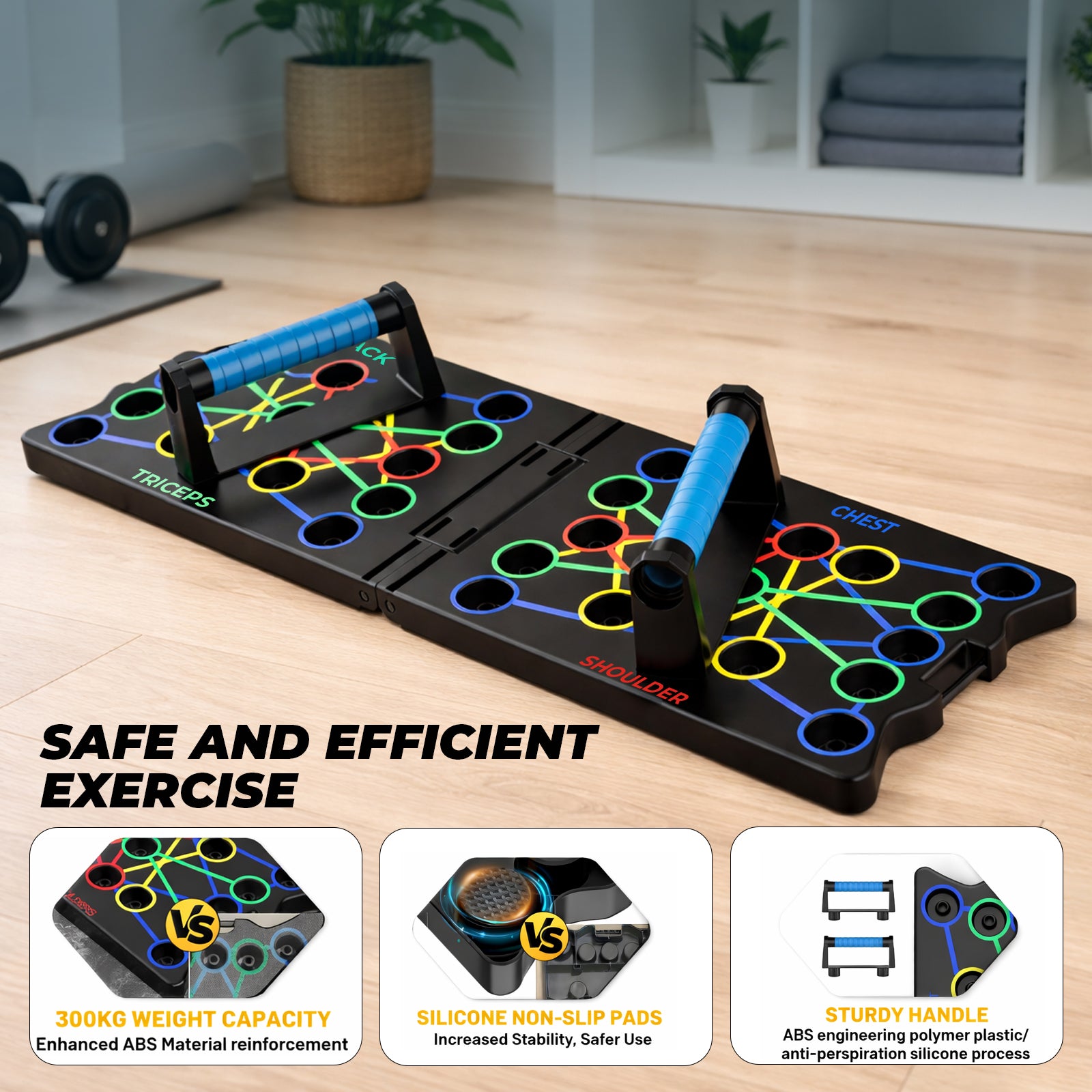 Foldable Push Up Board 24-in-1