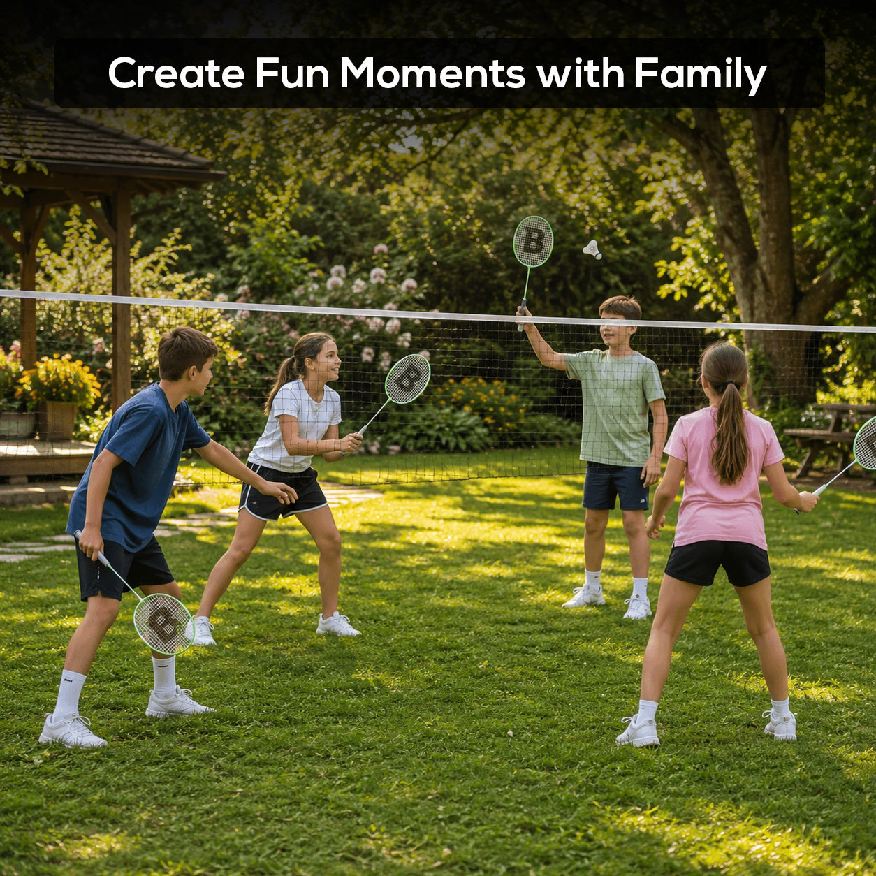 4 Player Badminton Set