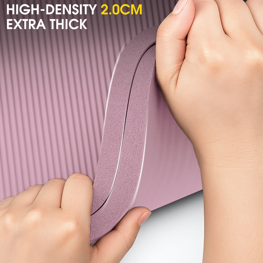 20mm Yoga Mat with Carry Bag & Strap