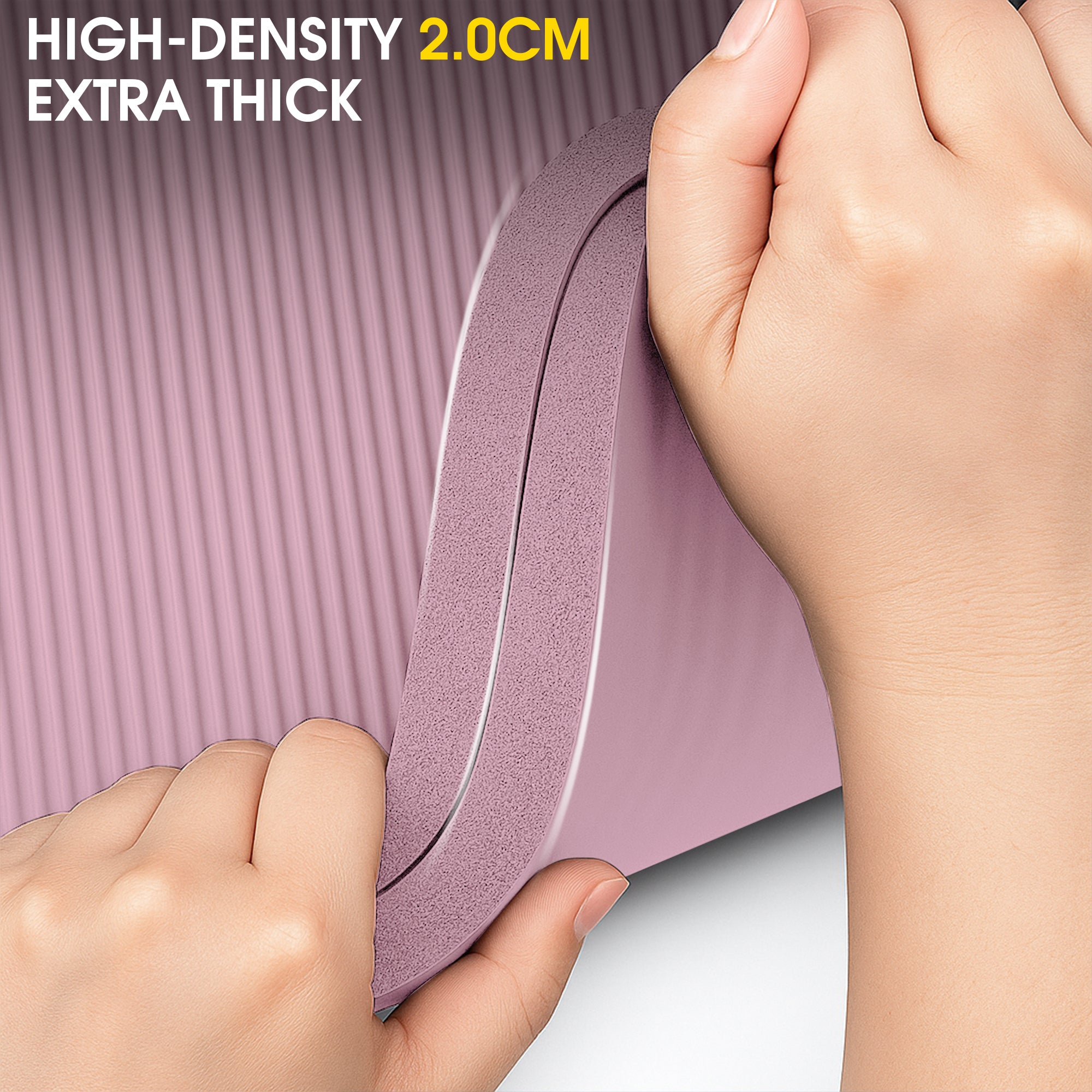 20mm Yoga Mat with Carry Bag & Strap