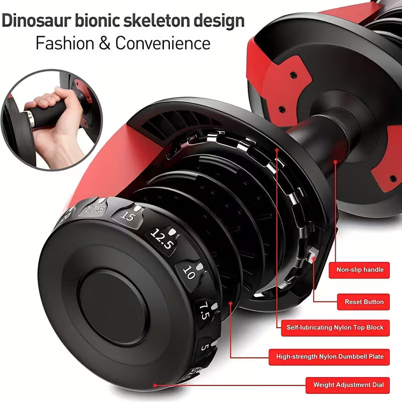 24kg Adjustable Dumbbells