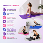15mm Yoga Mat with Strap