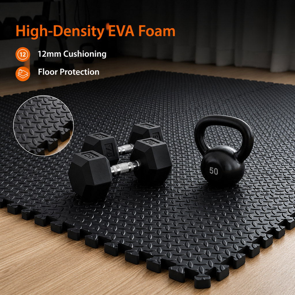 Eva Interlocking Mats 12mm 60x60cm