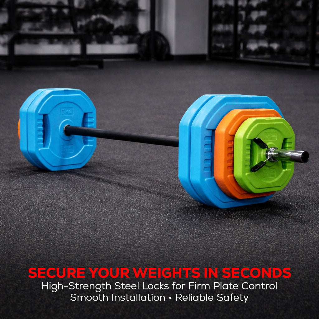 20kg–30kg Adjustable Barbell Weight Set