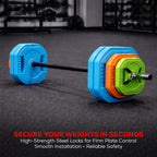 20kg–30kg Adjustable Barbell Weight Set