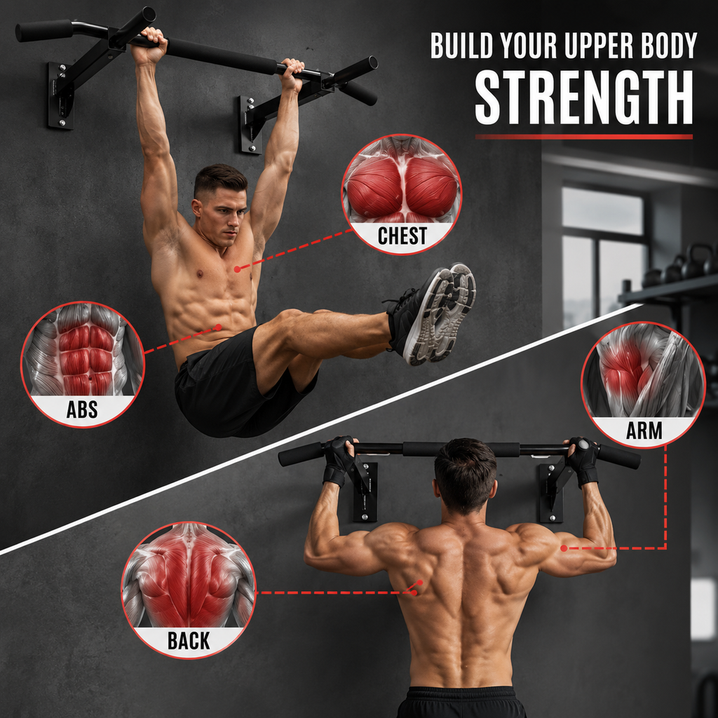 Wall Mounted Pull Up Bar