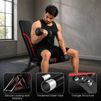 Foldable Adjustable Weight Bench