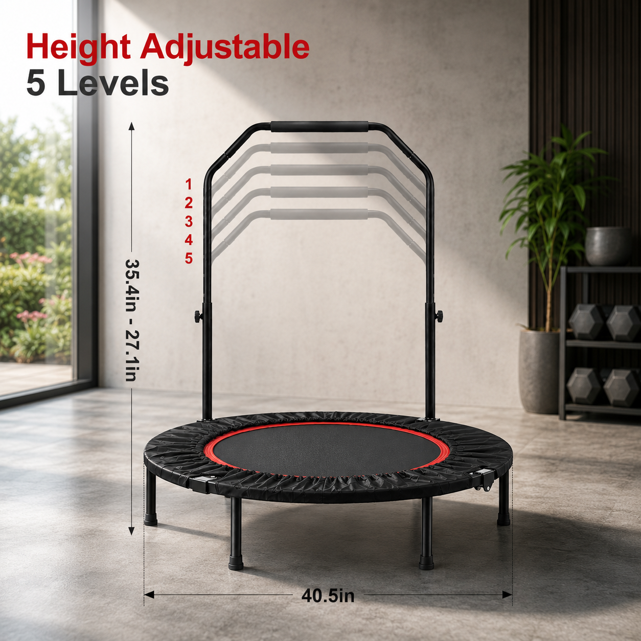 40" Folding Mini Trampoline
