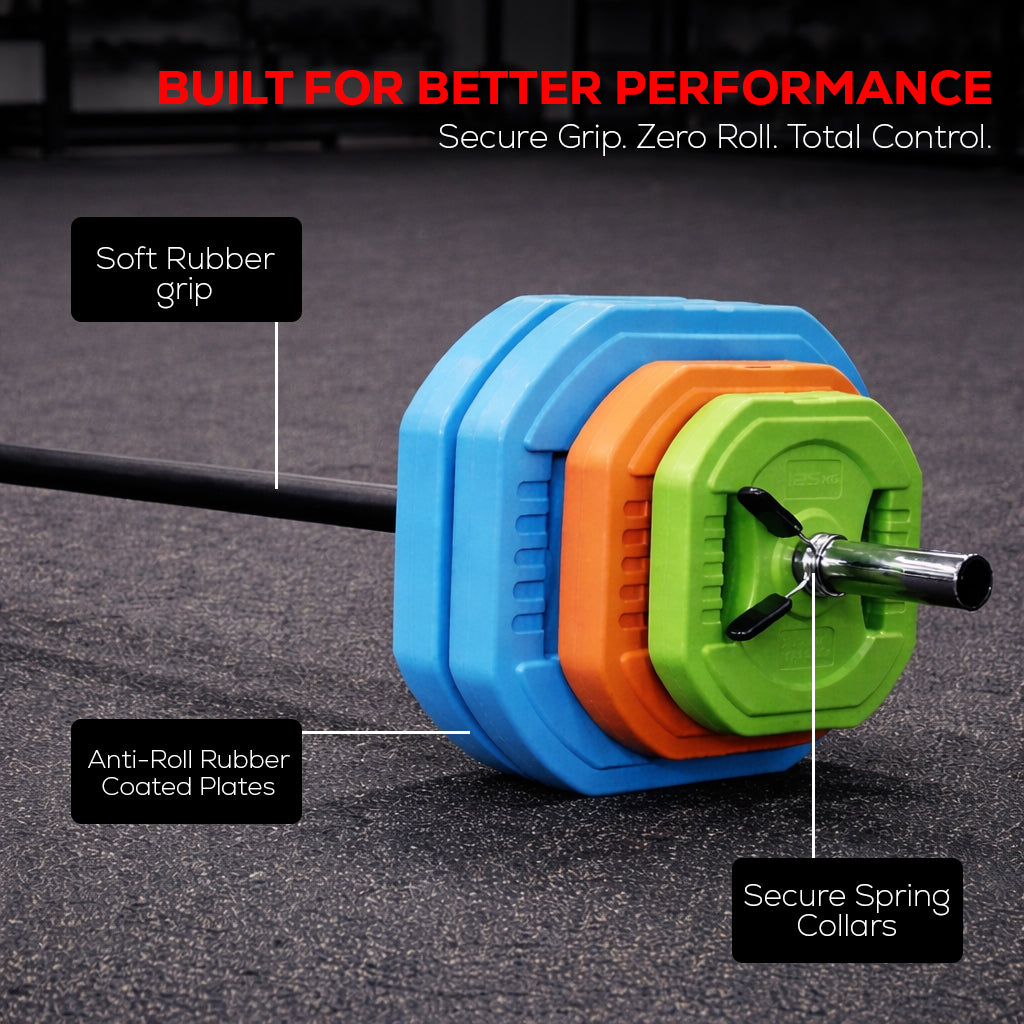 20kg–30kg Adjustable Barbell Weight Set