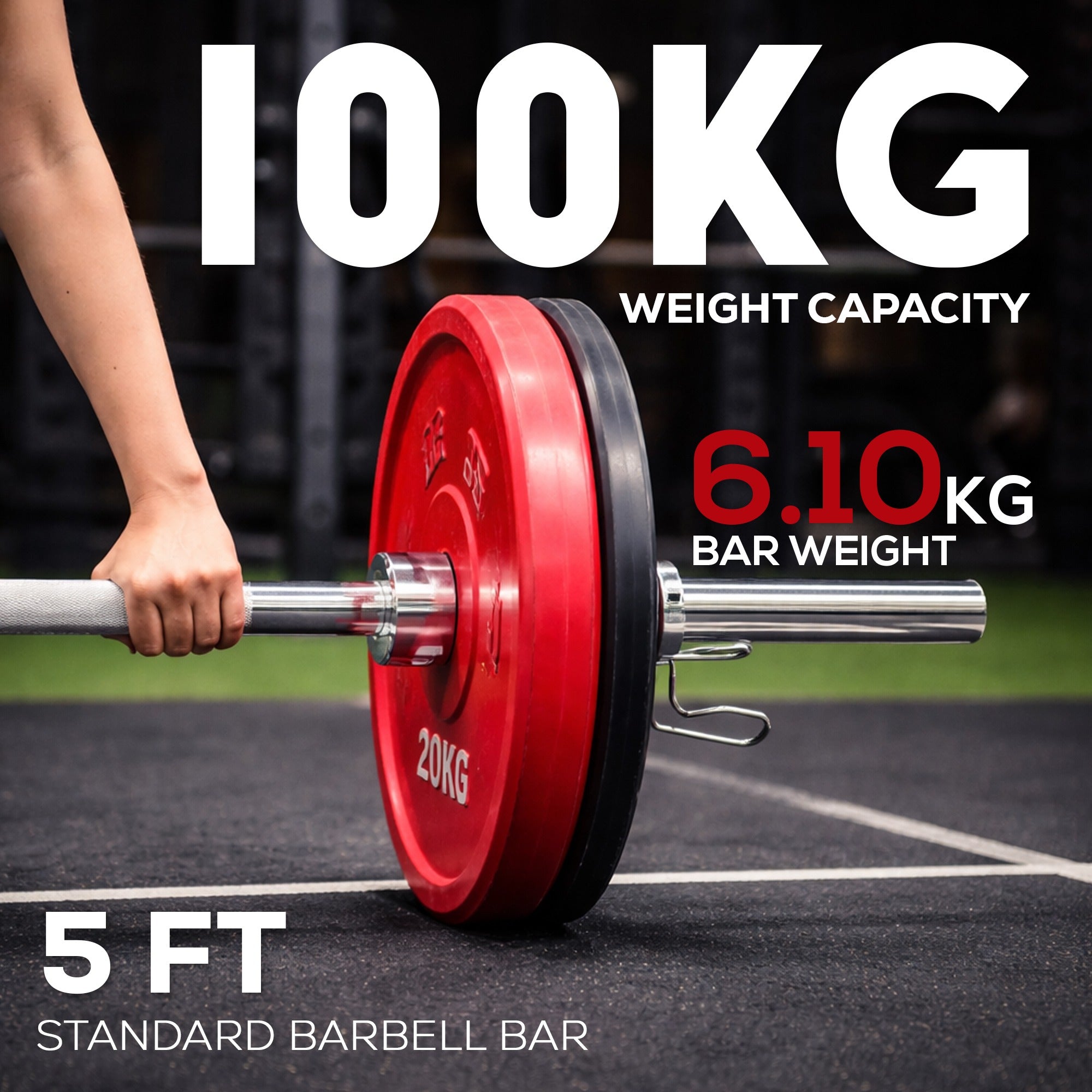 Standard 1" Chrome Barbell