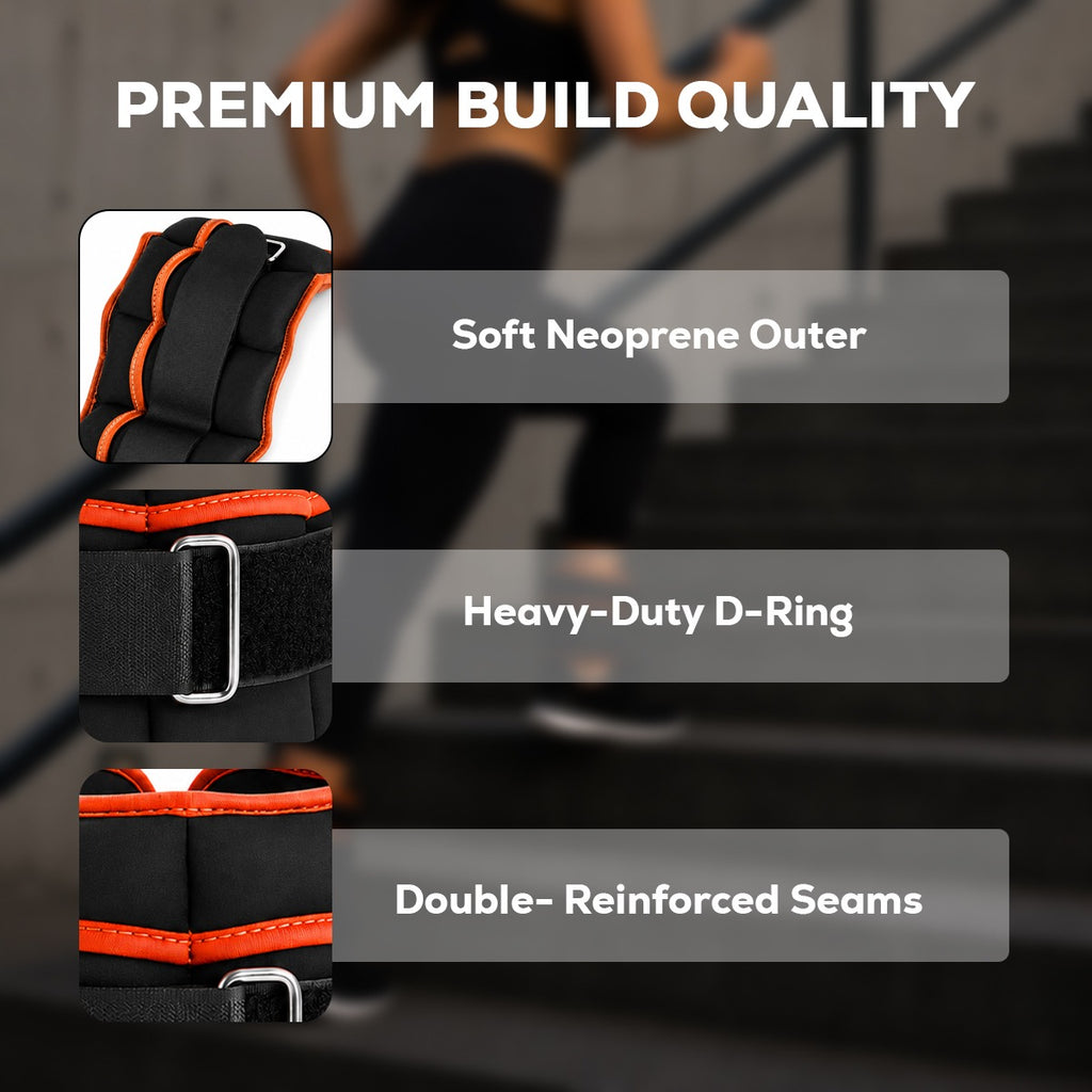 Adjustable Ankle & Wrist Weights Pair