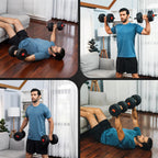 Adjustable Dumbbell Barbell Set