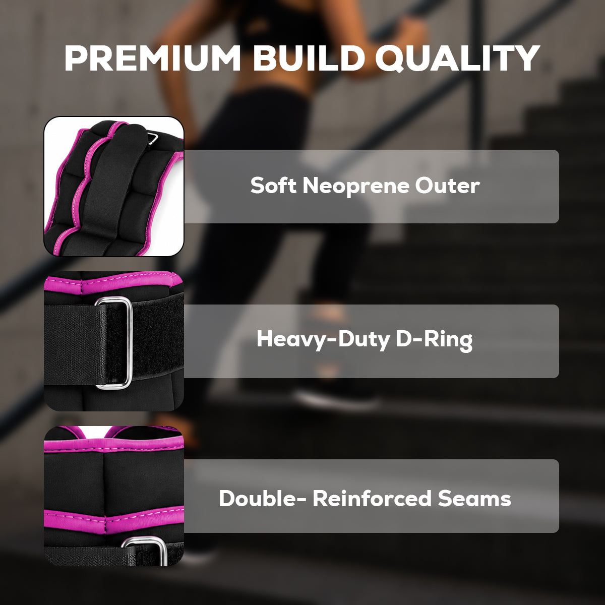 Adjustable Ankle & Wrist Weights Pair