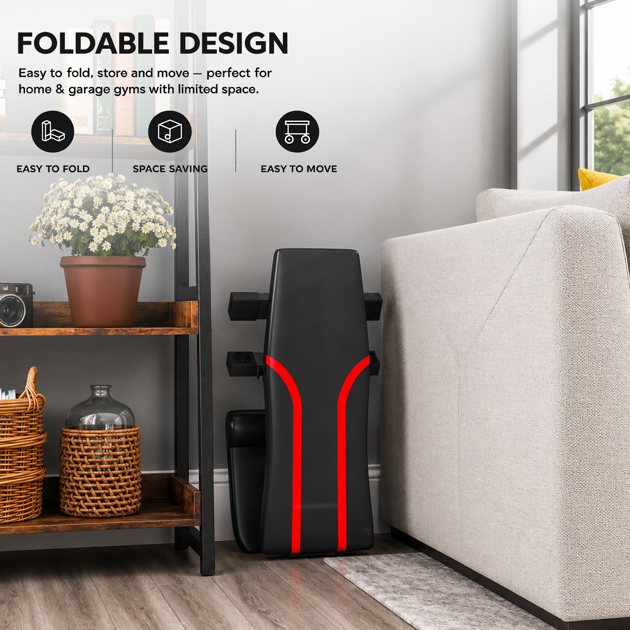 Foldable Adjustable Weight Bench