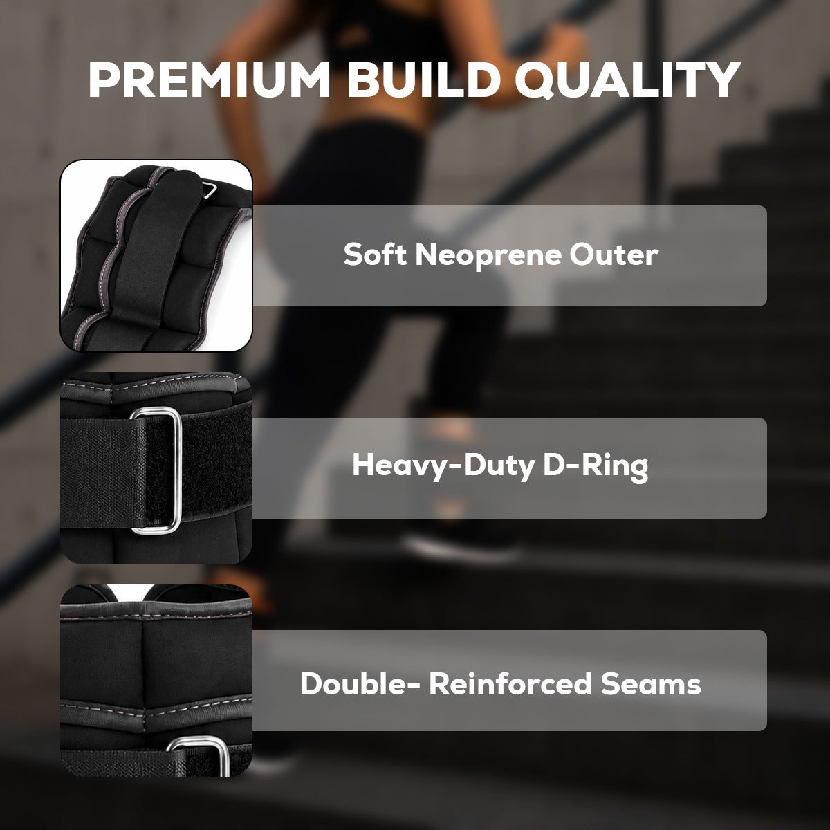 Adjustable Ankle & Wrist Weights Pair