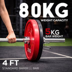 Standard 1" Chrome Barbell