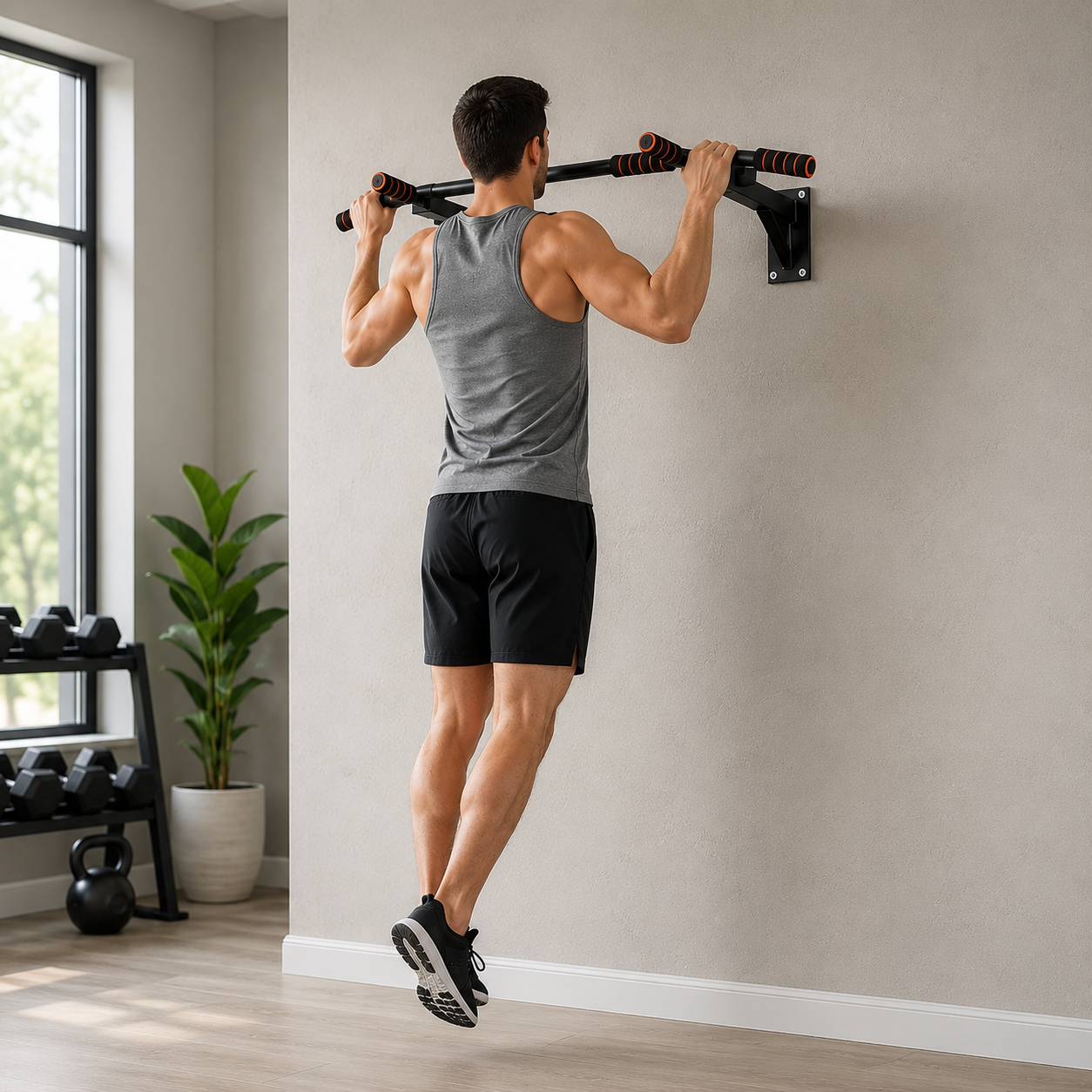 Wall Mounted Pull Up Bar