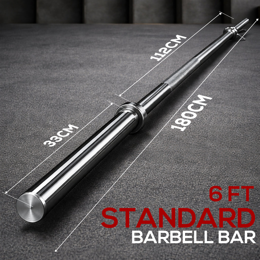 Standard 1" Chrome Barbell