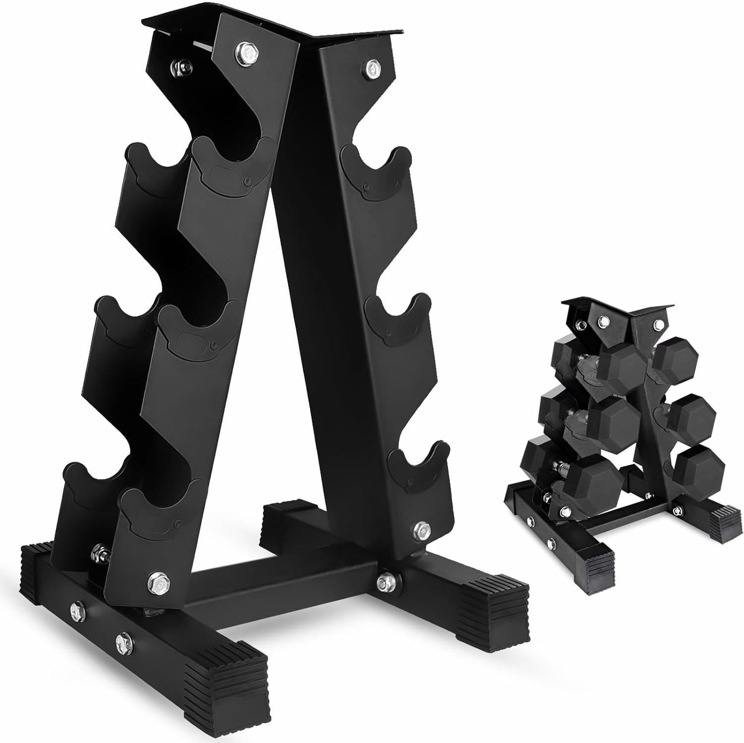 3-Tier A-Frame Dumbbell Rack