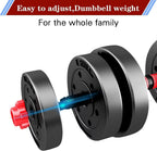 Adjustable Dumbbell Barbell Set