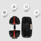 24kg Adjustable Dumbbells