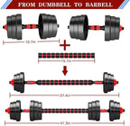 Adjustable Dumbbell Barbell Set