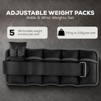 Adjustable Ankle & Wrist Weights Pair