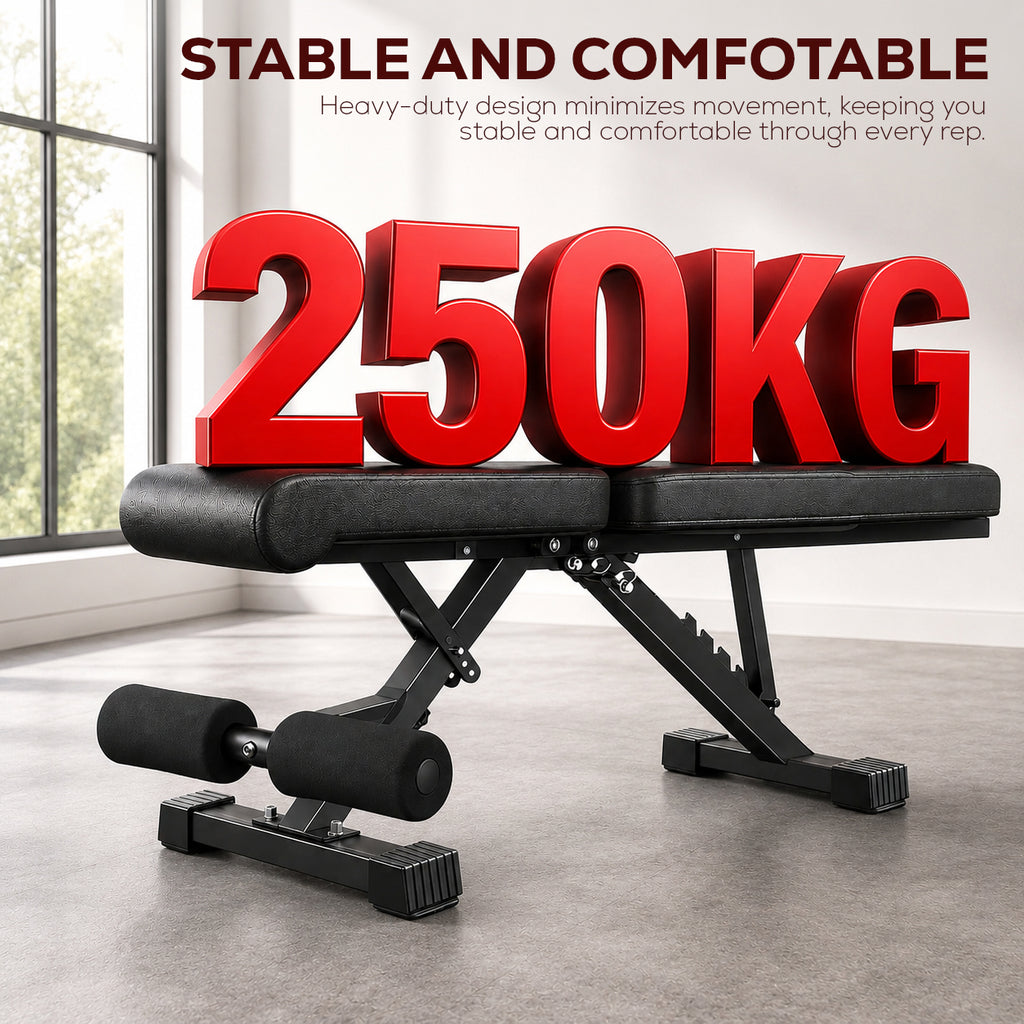 Foldable Adjustable Weight Bench