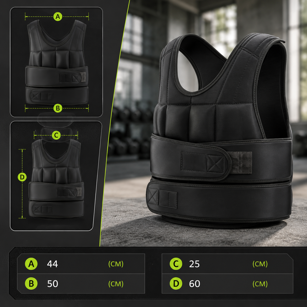 Weighted Vest 10/15/20kg