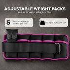 Adjustable Ankle & Wrist Weights Pair