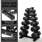 6-Tier A-Frame Dumbbell Rack