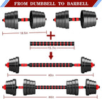 Adjustable Dumbbell Barbell Set
