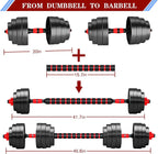 Adjustable Dumbbell Barbell Set