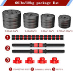 Adjustable Dumbbell Barbell Set