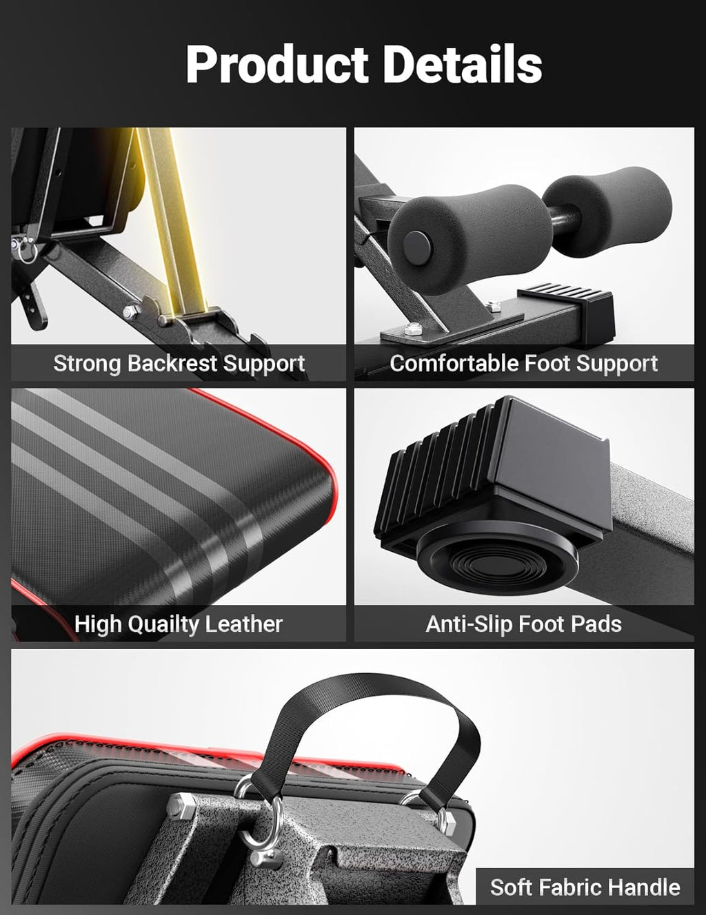 Adjustable Foldable Weight Bench