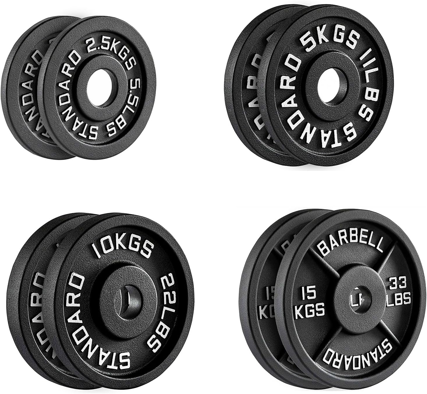 Olympic Cast Iron Weight Plates – 2"
