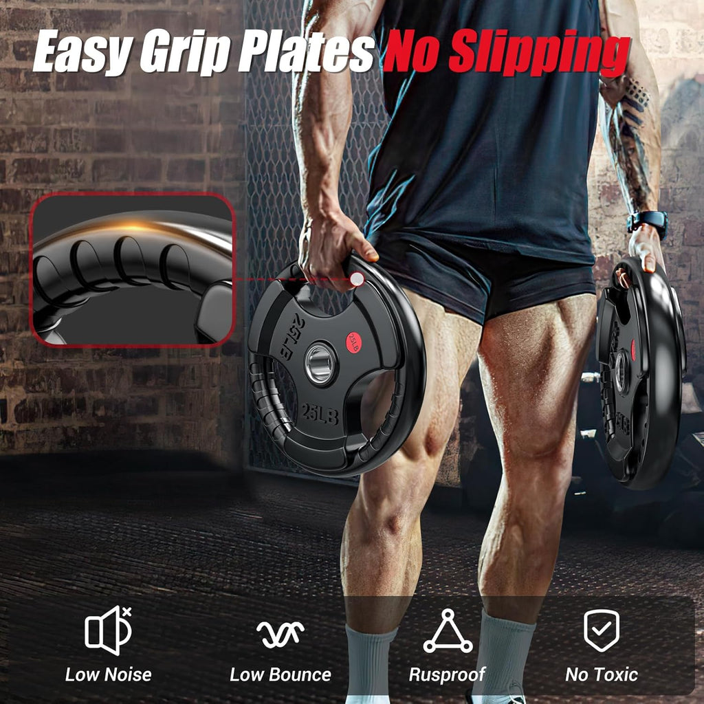 2" Olympic Tri-Grip Weight Plates