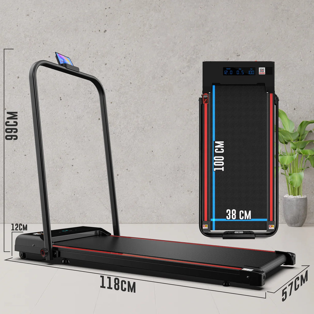 Walking Pad – Foldable Under Desk Treadmill, 12 Km/h, Home & Office Fitness