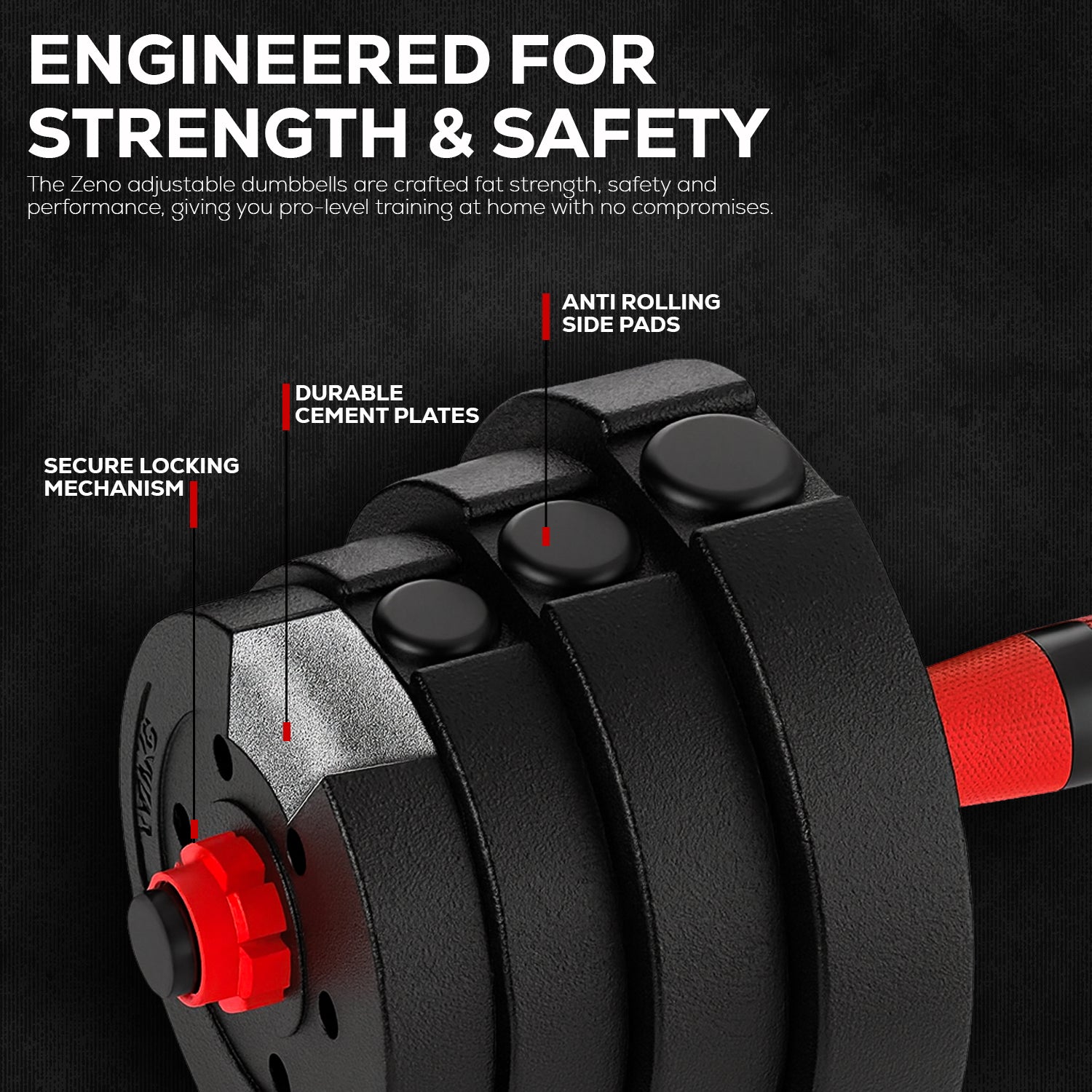 Adjustable Dumbbell Barbell Set