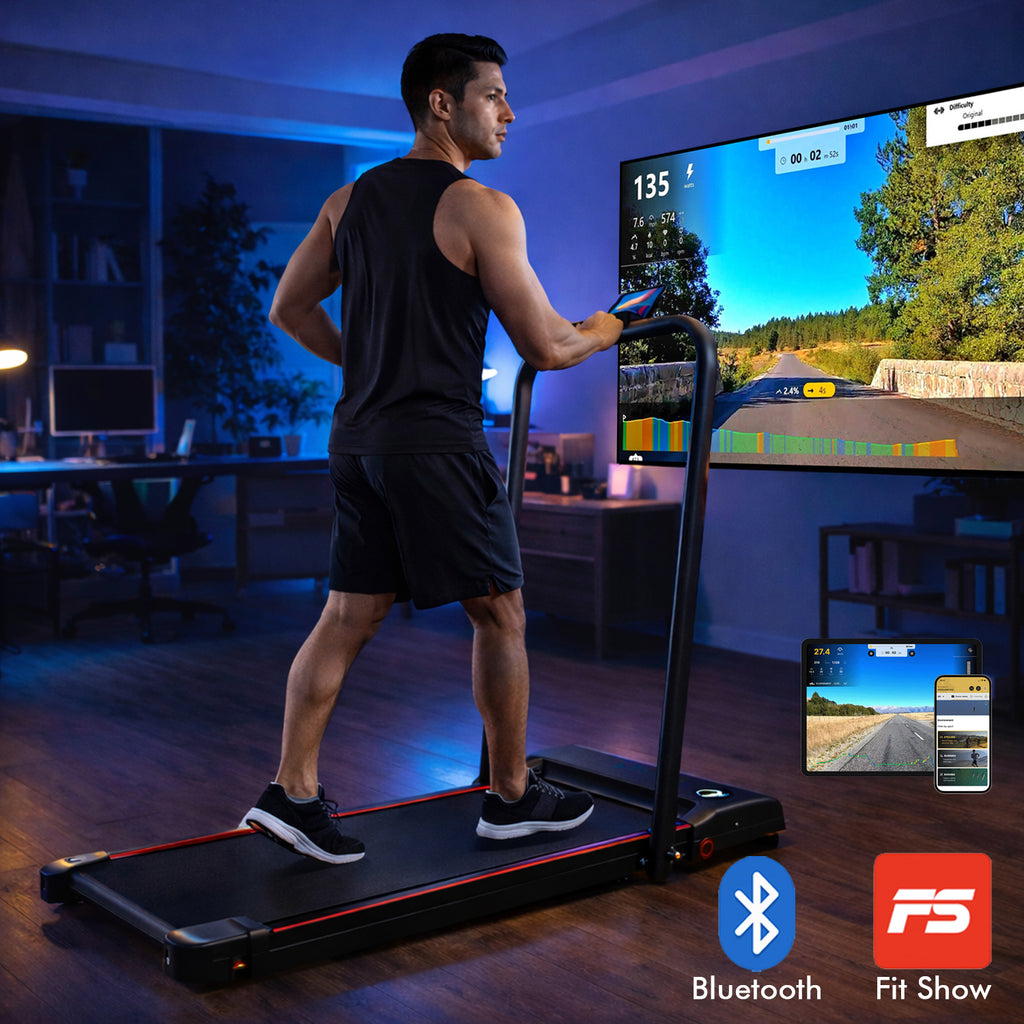 Walking Pad – Foldable Under Desk Treadmill, 12 Km/h, Home & Office Fitness