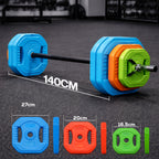 20kg–30kg Adjustable Barbell Weight Set