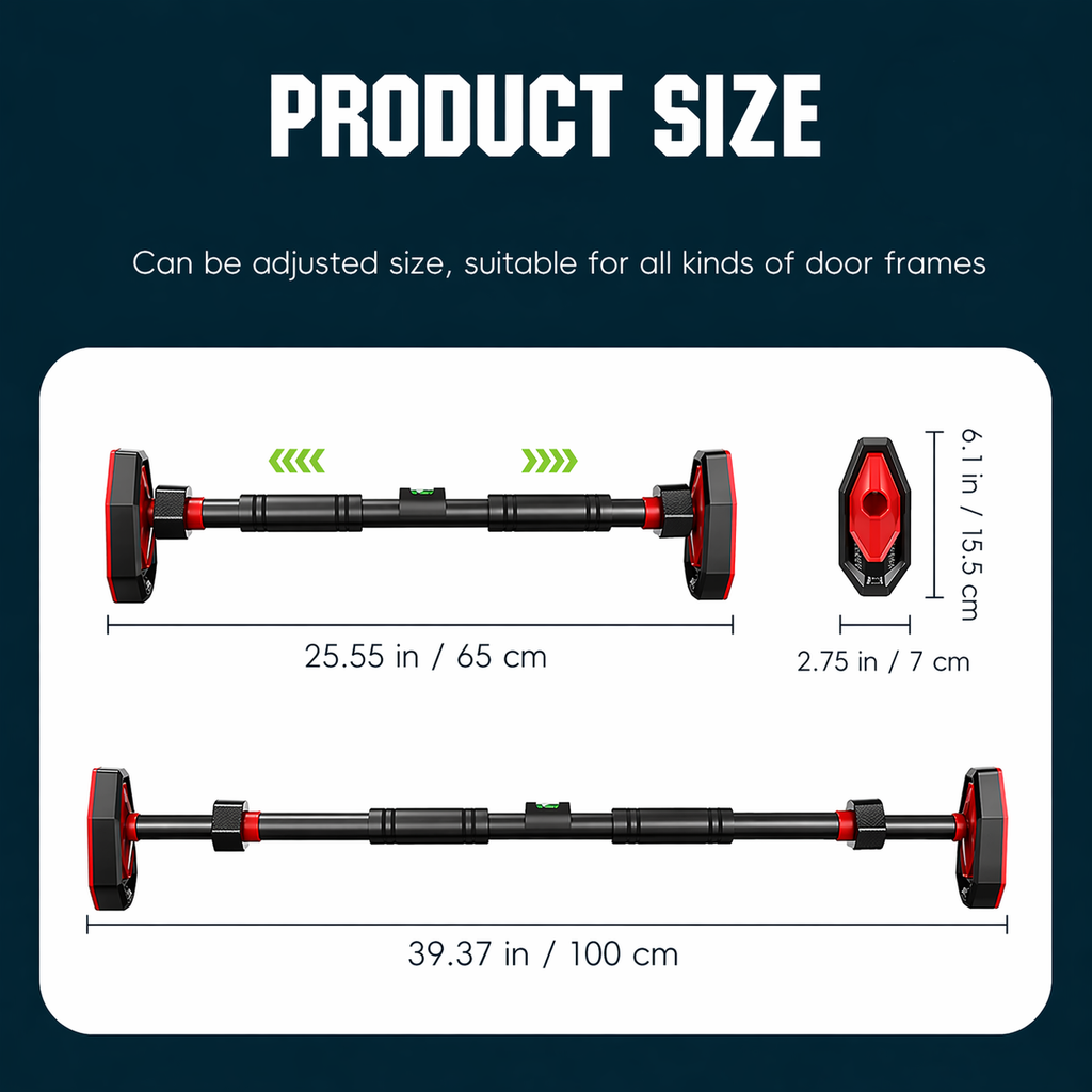Adjustable Doorway Pull Up Bar