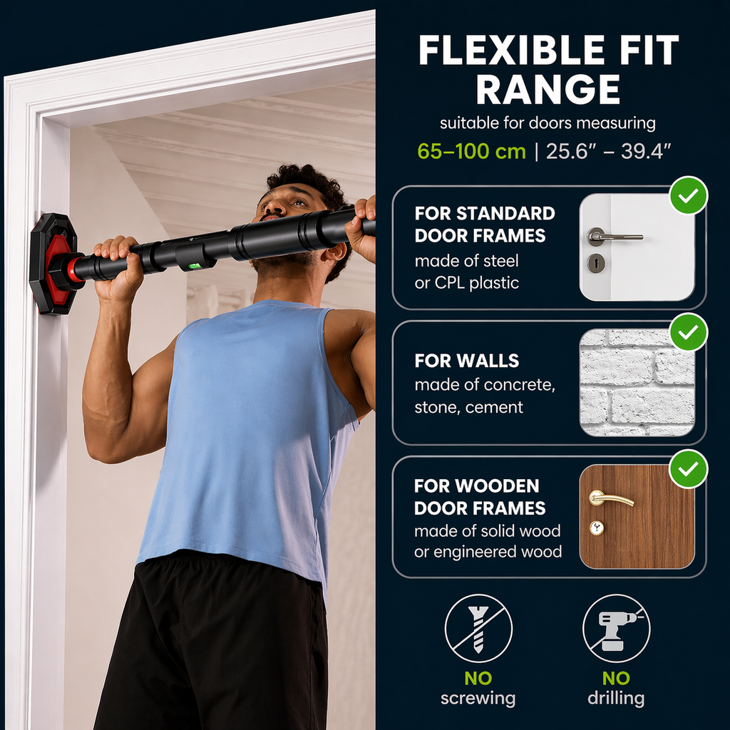 Adjustable Doorway Pull Up Bar