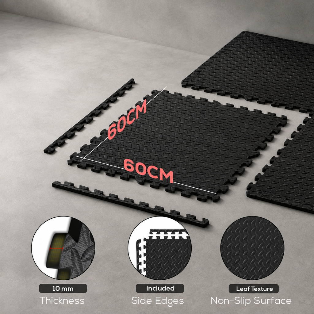 Eva Interlocking Mats 10mm 60x60cm