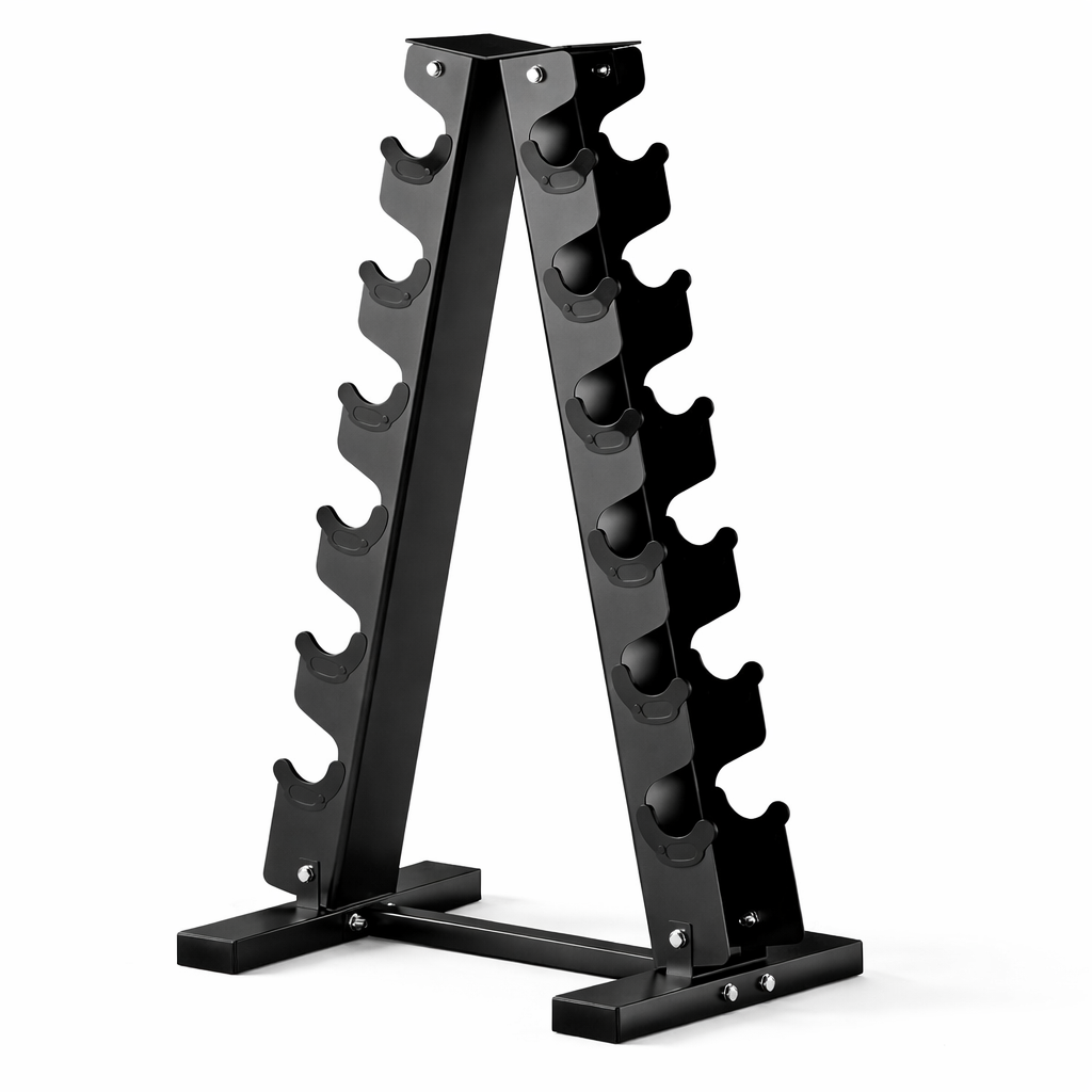6-Tier A-Frame Dumbbell Rack