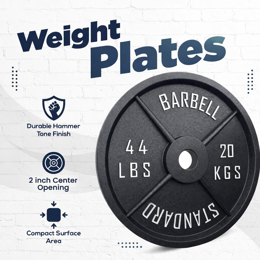 Olympic Cast Iron Weight Plates – 2"